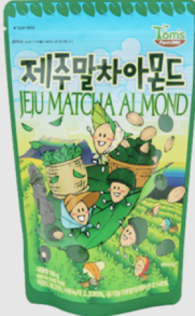 Tom's Farm Jeju Green Tea Almond 190g