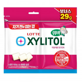 Lotte Xylitol Pink Twin 126g