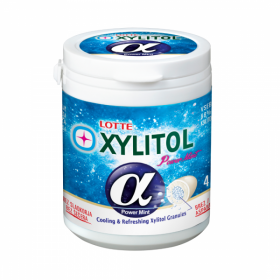 Lotte Xylitol Alpha Gum (Powermint) 86g